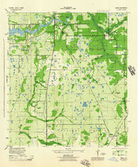 Balm Florida Historical topographic map, 1:31680 scale, 7.5 X 7.5 Minute, Year 1944