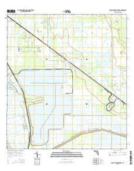 Barley Barber Swamp Florida Current topographic map, 1:24000 scale, 7.5 X 7.5 Minute, Year 2015