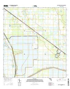 Barley Barber Swamp Florida Current topographic map, 1:24000 scale, 7.5 X 7.5 Minute, Year 2015