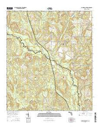 Barrineau Park Florida Current topographic map, 1:24000 scale, 7.5 X 7.5 Minute, Year 2015