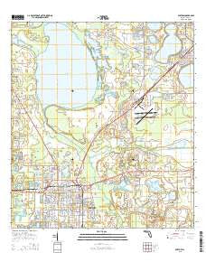 Bartow Florida Current topographic map, 1:24000 scale, 7.5 X 7.5 Minute, Year 2015