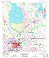 Bartow Florida Historical topographic map, 1:24000 scale, 7.5 X 7.5 Minute, Year 1949