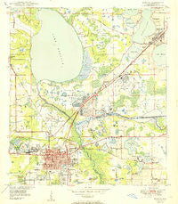 Bartow Florida Historical topographic map, 1:24000 scale, 7.5 X 7.5 Minute, Year 1950