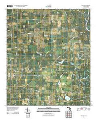 Bascom Florida Historical topographic map, 1:24000 scale, 7.5 X 7.5 Minute, Year 2011