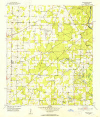 Bascom Florida Historical topographic map, 1:24000 scale, 7.5 X 7.5 Minute, Year 1952