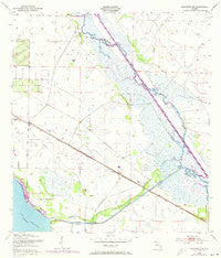 Basinger NW Florida Historical topographic map, 1:24000 scale, 7.5 X 7.5 Minute, Year 1953