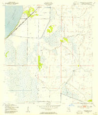 Basinger SW Florida Historical topographic map, 1:24000 scale, 7.5 X 7.5 Minute, Year 1953