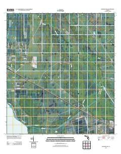Basinger NW Florida Historical topographic map, 1:24000 scale, 7.5 X 7.5 Minute, Year 2012