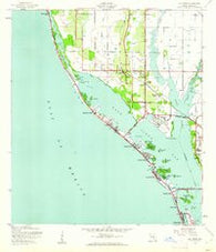 Bay Pines Florida Historical topographic map, 1:24000 scale, 7.5 X 7.5 Minute, Year 1943