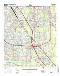 Bayard Florida Current topographic map, 1:24000 scale, 7.5 X 7.5 Minute, Year 2015