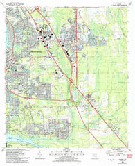 Bayard Florida Historical topographic map, 1:24000 scale, 7.5 X 7.5 Minute, Year 1993