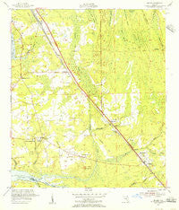 Bayard Florida Historical topographic map, 1:24000 scale, 7.5 X 7.5 Minute, Year 1952