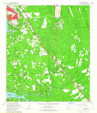 Bayard Florida Historical topographic map, 1:24000 scale, 7.5 X 7.5 Minute, Year 1964