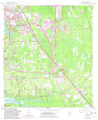 Bayard Florida Historical topographic map, 1:24000 scale, 7.5 X 7.5 Minute, Year 1964