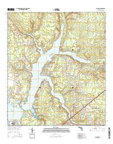 Bayhead Florida Current topographic map, 1:24000 scale, 7.5 X 7.5 Minute, Year 2015
