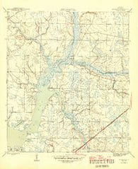 Bayhead Florida Historical topographic map, 1:31680 scale, 7.5 X 7.5 Minute, Year 1945