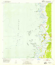Bayport Florida Historical topographic map, 1:24000 scale, 7.5 X 7.5 Minute, Year 1954