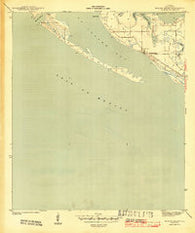 Beacon Beach Florida Historical topographic map, 1:31680 scale, 7.5 X 7.5 Minute, Year 1943