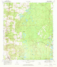 Bell Florida Historical topographic map, 1:24000 scale, 7.5 X 7.5 Minute, Year 1968