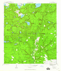 Bennett Florida Historical topographic map, 1:24000 scale, 7.5 X 7.5 Minute, Year 1945