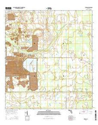 Bereah Florida Current topographic map, 1:24000 scale, 7.5 X 7.5 Minute, Year 2015