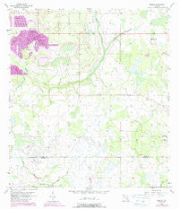 Bereah Florida Historical topographic map, 1:24000 scale, 7.5 X 7.5 Minute, Year 1956