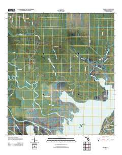 Beverly Florida Historical topographic map, 1:24000 scale, 7.5 X 7.5 Minute, Year 2012
