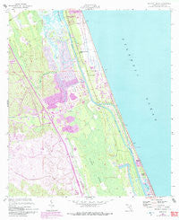 Beverly Beach Florida Historical topographic map, 1:24000 scale, 7.5 X 7.5 Minute, Year 1956