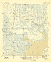 Beverly Florida Historical topographic map, 1:31680 scale, 7.5 X 7.5 Minute, Year 1945