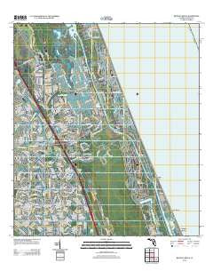 Beverly Beach Florida Historical topographic map, 1:24000 scale, 7.5 X 7.5 Minute, Year 2012