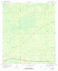 Big Gum Swamp Florida Historical topographic map, 1:24000 scale, 7.5 X 7.5 Minute, Year 1969