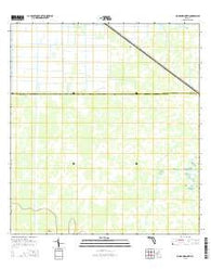 Big Mound North Florida Current topographic map, 1:24000 scale, 7.5 X 7.5 Minute, Year 2015