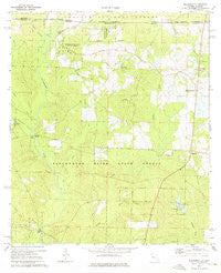 Blackman Florida Historical topographic map, 1:24000 scale, 7.5 X 7.5 Minute, Year 1973