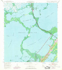 Blackwater Sound Florida Historical topographic map, 1:24000 scale, 7.5 X 7.5 Minute, Year 1947