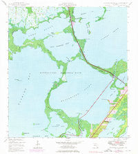 Blackwater Sound Florida Historical topographic map, 1:24000 scale, 7.5 X 7.5 Minute, Year 1947