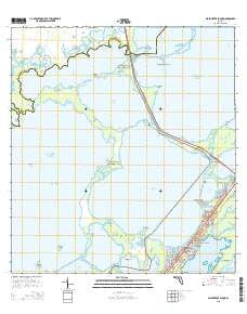 Blackwater Sound Florida Current topographic map, 1:24000 scale, 7.5 X 7.5 Minute, Year 2015