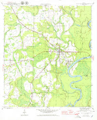 Blountstown Florida Historical topographic map, 1:24000 scale, 7.5 X 7.5 Minute, Year 1945