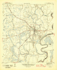 Blountstown Florida Historical topographic map, 1:31680 scale, 7.5 X 7.5 Minute, Year 1945
