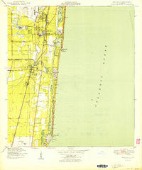 Boca Raton Florida Historical topographic map, 1:24000 scale, 7.5 X 7.5 Minute, Year 1950