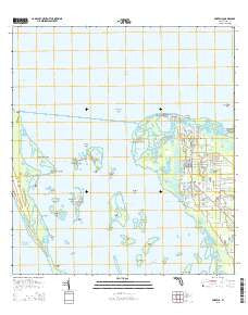 Bokeelia Florida Current topographic map, 1:24000 scale, 7.5 X 7.5 Minute, Year 2015