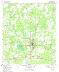 Bonifay Florida Historical topographic map, 1:24000 scale, 7.5 X 7.5 Minute, Year 1982