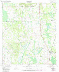 Bostwick Florida Historical topographic map, 1:24000 scale, 7.5 X 7.5 Minute, Year 1949