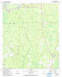 Bostwick Florida Historical topographic map, 1:24000 scale, 7.5 X 7.5 Minute, Year 1991