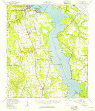 Bostwick Florida Historical topographic map, 1:62500 scale, 15 X 15 Minute, Year 1949