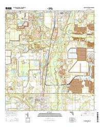 Bowling Green Florida Current topographic map, 1:24000 scale, 7.5 X 7.5 Minute, Year 2015