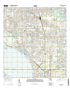 Bradenton Florida Current topographic map, 1:24000 scale, 7.5 X 7.5 Minute, Year 2015