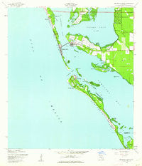 Bradenton Beach Florida Historical topographic map, 1:24000 scale, 7.5 X 7.5 Minute, Year 1944