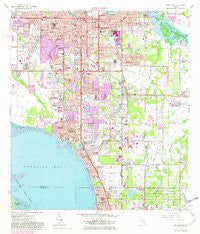 Bradenton Florida Historical topographic map, 1:24000 scale, 7.5 X 7.5 Minute, Year 1964