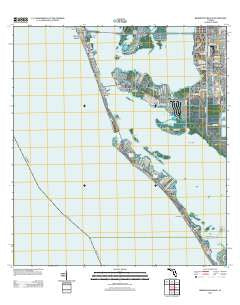 Bradenton Beach Florida Historical topographic map, 1:24000 scale, 7.5 X 7.5 Minute, Year 2012