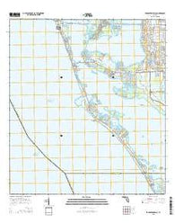 Bradenton Beach Florida Current topographic map, 1:24000 scale, 7.5 X 7.5 Minute, Year 2015